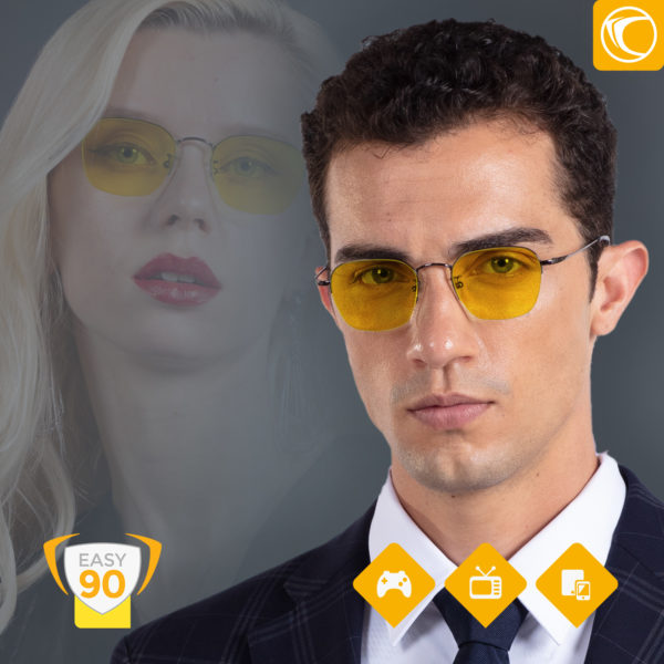 Lunettes PRiSMA GAMER – KAHLA EASY90 anti-lumière bleue – KL702 – Image 7