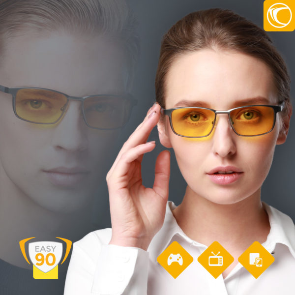PRiSMA® GAMER WiESBADEN EASY90 Bluelightprotect – Lunettes de protection lumière bleue 90% – Image 4