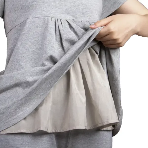 Urgarding Radia-Shield Silver Women T-Shirt EMF-Shielding-Clothing to 100% Maternity Clothing Pregnant Protect – Image 2
