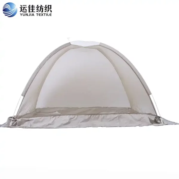 EMF Protection Tent Electromagnetic Radiation Shielding Faraday Baby Crib Folding Bed Yurt Tent made with silver fabric – Image 2