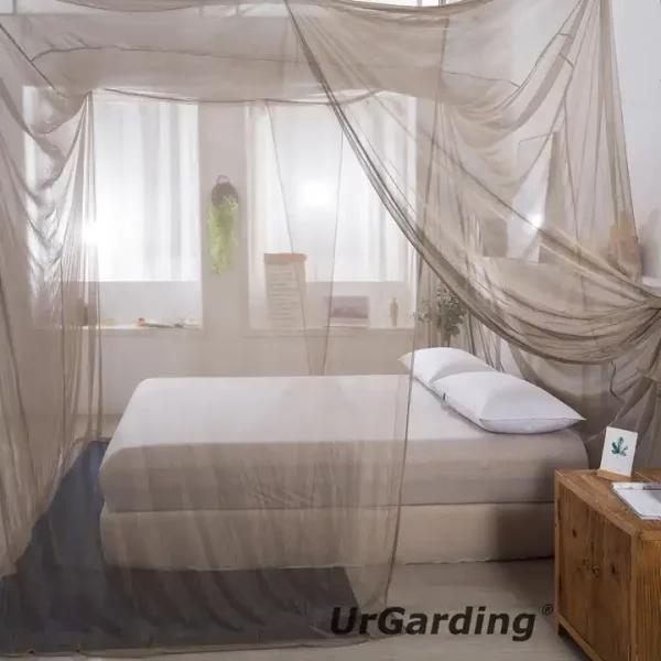 Higher EMF Shielding Wave Protect RF Block Single Entry Square Shape Smaller Size Bed Net Canopy – Image 3