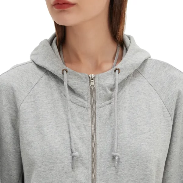 EMF Protect Silver Fiber Cotton Faraday Zip-up Hoodie with 99.99% Protection Shielding – Image 5