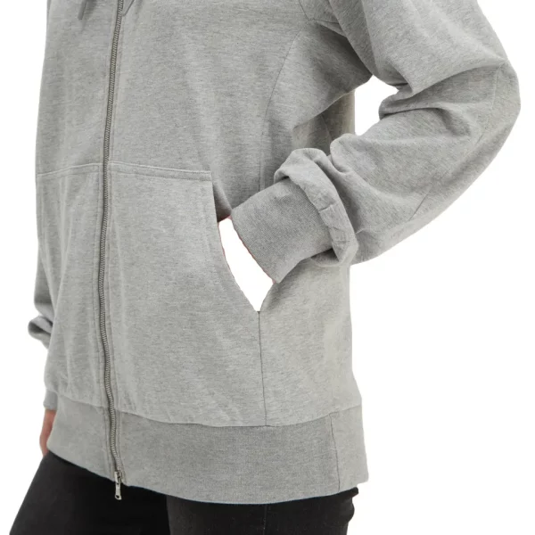 EMF Protect Silver Fiber Cotton Faraday Zip-up Hoodie with 99.99% Protection Shielding – Image 6