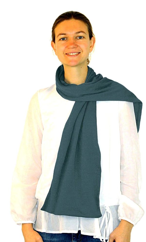 Écharpe tissu sweat-​shirt en coton Bio 30x140cm 4 couleurs 45dB à 1 GHz