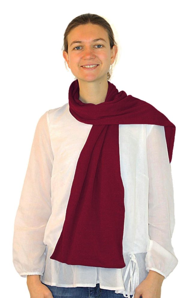 Écharpe tissu sweat-​shirt en coton Bio 30x140cm 4 couleurs 45dB à 1 GHz – Image 2