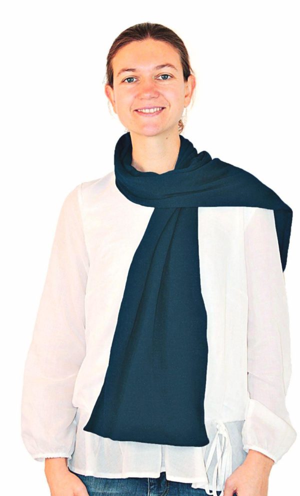 Écharpe tissu sweat-​shirt en coton Bio 30x140cm 4 couleurs 45dB à 1 GHz – Image 3