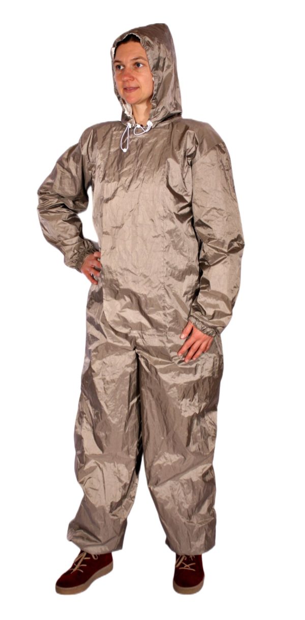 Complet de protection contre les ondes pour dames et hommes Extreme Safe 82dB à 3.5GHz polyester, cuivre et nickel – Image 3