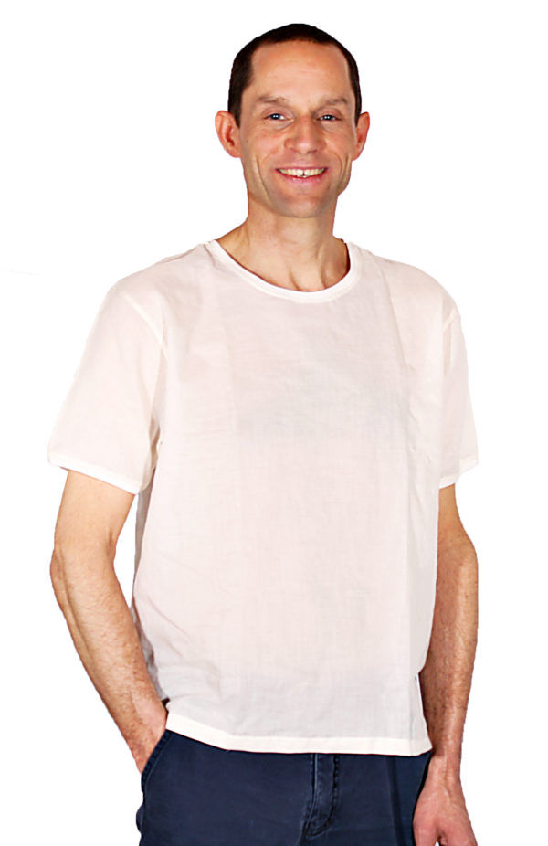 Maillot de corps homme manches courtes cou­leur na­tu­rel Swiss Shield Ul­ti­ma 32dB à 3.5GHz