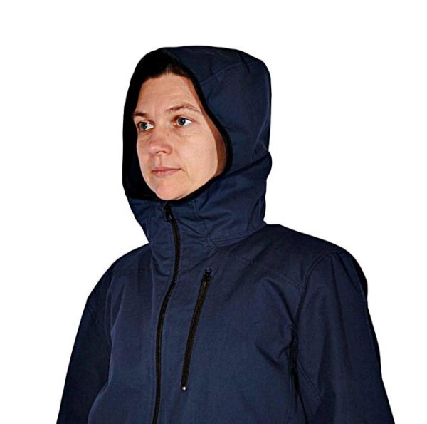 Veste pour femmes et hommes Tissu extérieur en coton bio hydrofuge, doublure : High Safe 50dB à 5G (3.5GHz) – Image 3