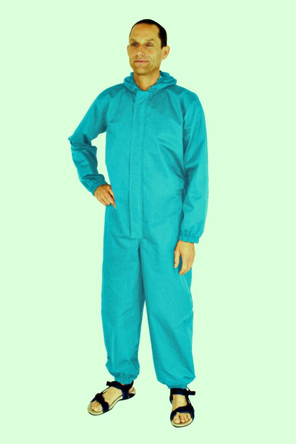 Combinaison de protection (overall) pour hommes - coton, polyester et acier inoxydable 37dB à 3,5GHz – Image 2