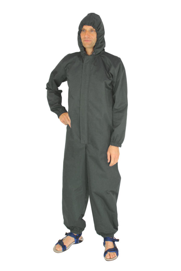 Combinaison de protection (overall) pour hommes avec capuche - coton, polyester et acier inoxydable 37dB à 3,5GHz – Image 5