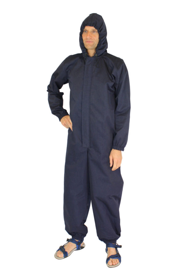 Combinaison de protection (overall) pour hommes avec capuche - coton, polyester et acier inoxydable 37dB à 3,5GHz – Image 6