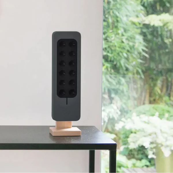 Ioniseur et purificateur d’air TEQOYA 200 – Anthracite
