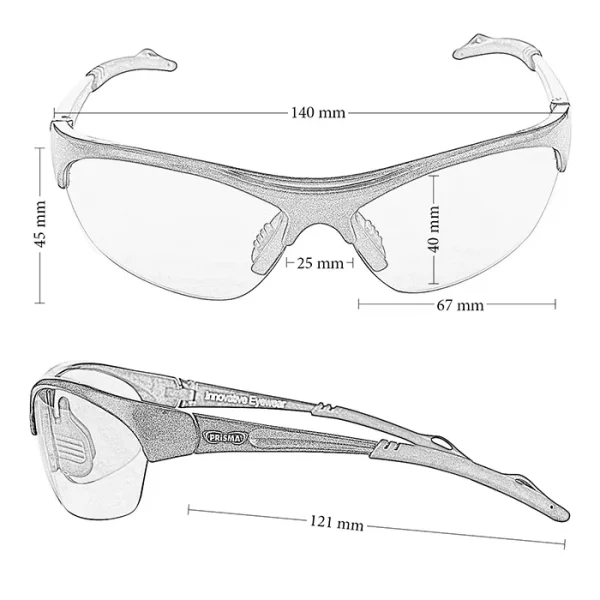 Lunettes PRiSMA® – CLASSIC LiTE95 anti-lumière bleue – E704 – Image 11