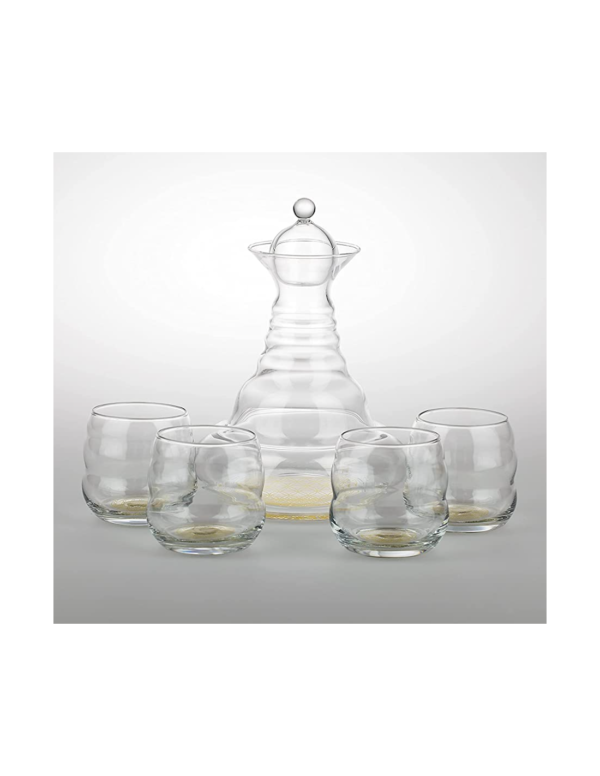 Carafe Alladin Gold et 4 verres Mythos Gold