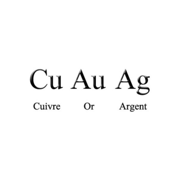 Cu Au Ag électrode de dynamisation