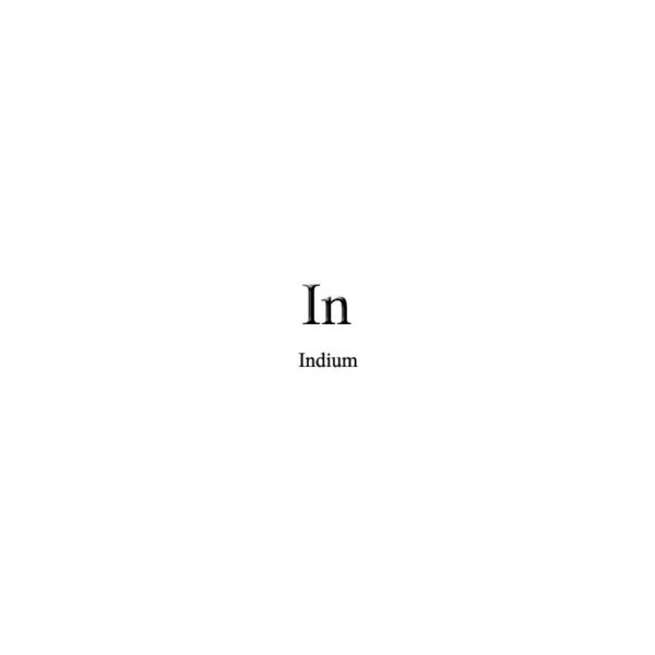 Electrode Indium, In – Image 2