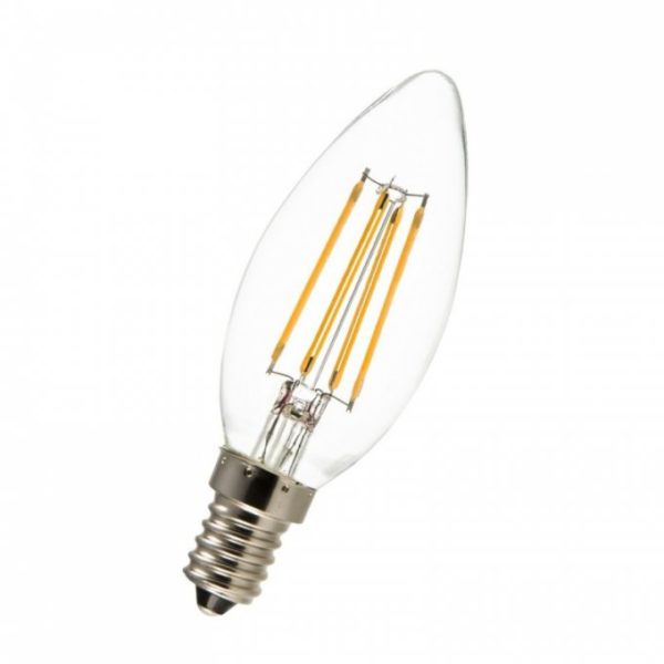 Ampoule LED bougie sans scintillement Pure-​Z E14 4W clair