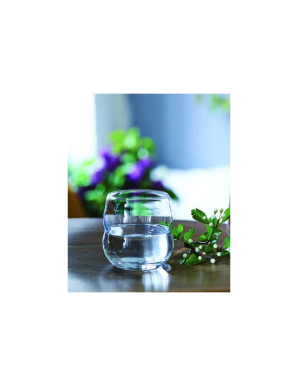 Verre à onde de forme et fleur de vie- sans plomb – Image 2