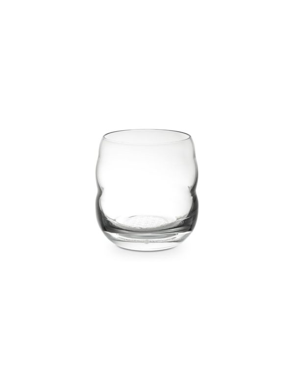 Verre à onde de forme et fleur de vie- sans plomb