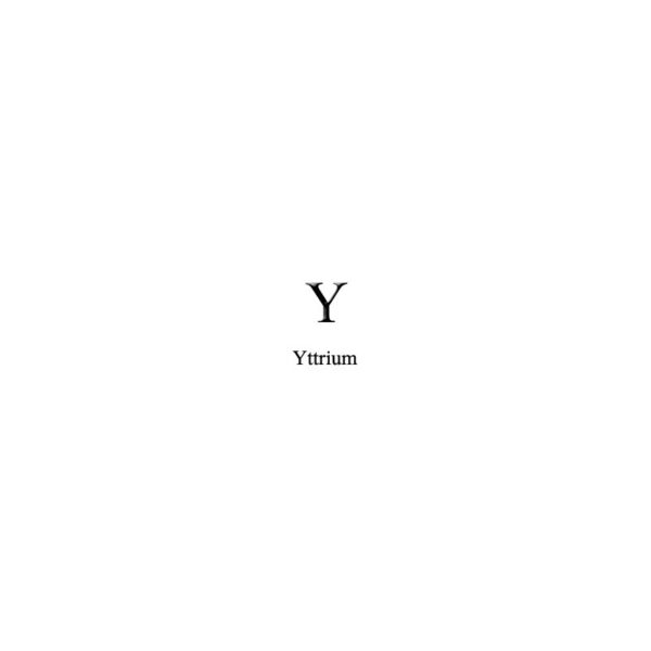 Yttrium, Y