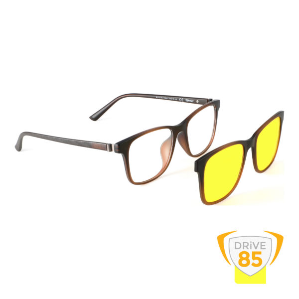 PRiSMA Lunettes pour automobilistes VARiA1 - avec filtre frontal magnétique - bluelightprotect DRiVE - VA1923D