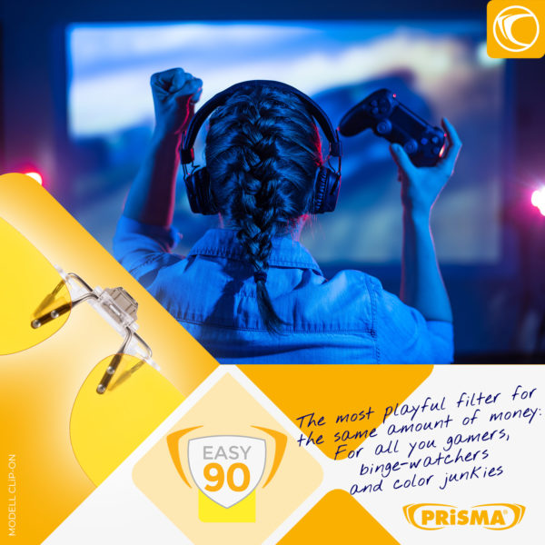 PRiSMA CLiP-ON EASY90 lunettes filtrant la lumière bleue - CP702 – Image 2