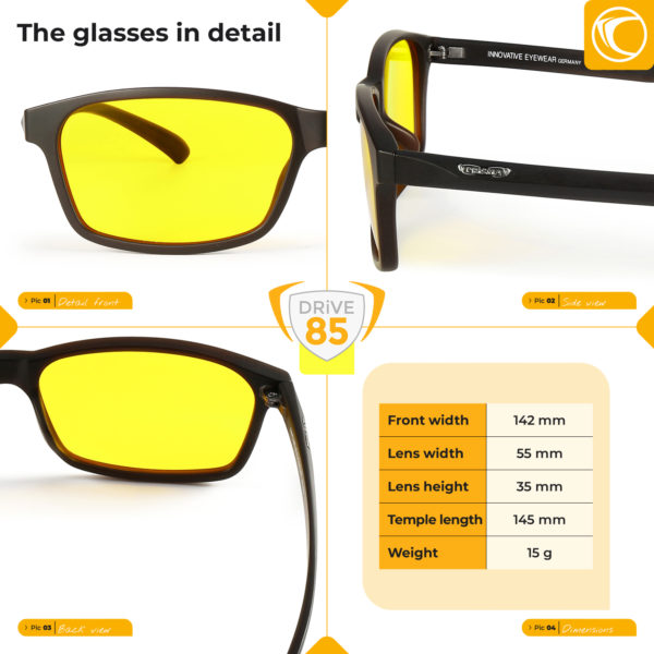 PRiSMA FREiBURG DRiVE85 lunettes de conduite Day&Night - F923D – Image 5