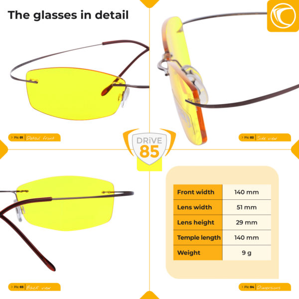 PRiSMA Lunettes pour automobilistes LiNDAU Drive Day&Night - L923D – Image 5