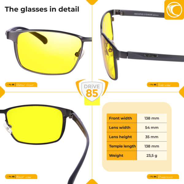 PRiSMA WiESBADEN DRiVE85 lunettes de conduite Jour&Nuit - WB923D – Image 5