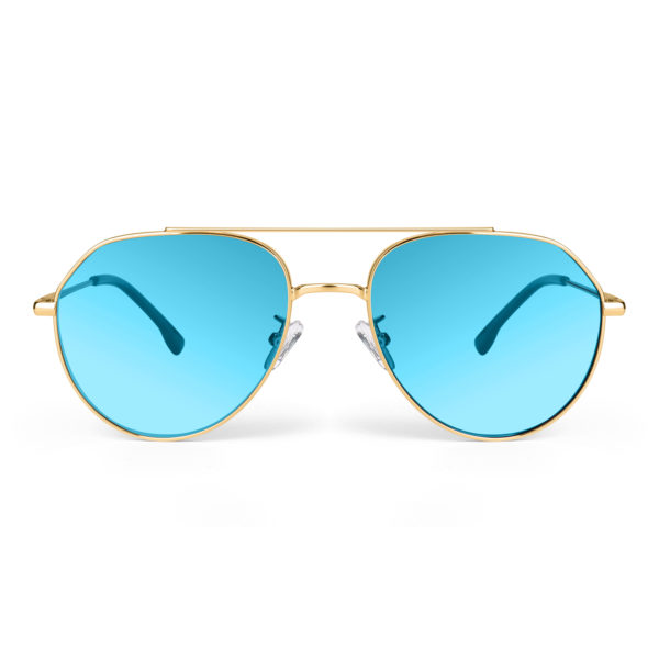 PRiSMA Lunettes de soleil FLORENZ - Lunettes Sunblocker - SunProtect Bleu - INTUITION - FL480 – Image 4