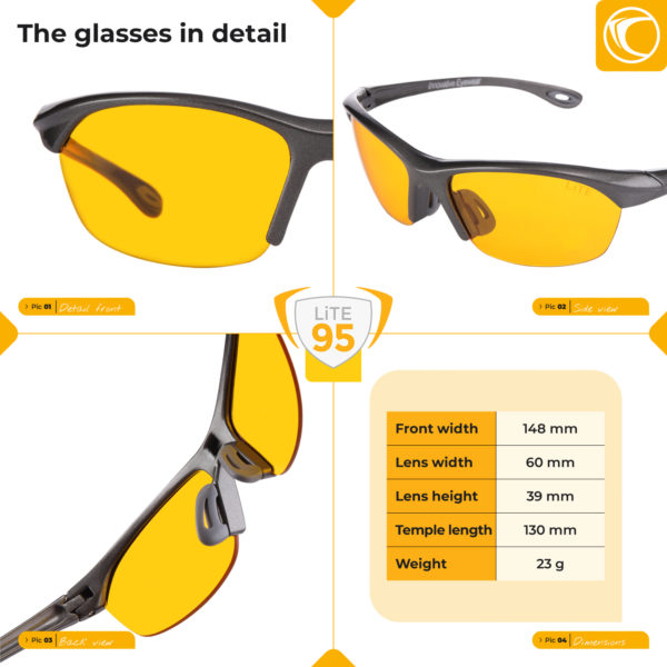 Lunettes anti-lumière bleue PRiSMA MURNAU bluelightprotect LiTE - S704 – Image 5
