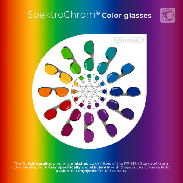 Ensemble de lunettes de couleur SpektroChrom avec 12 paires de lunettes de couleur dans une boîte de présentation exclusive - DT12K – Image 6