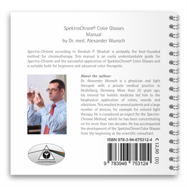 Manuel des lunettes de couleur SpektroChrom par Alexander Wunsch - ANGLAIS - BSCE – Image 2