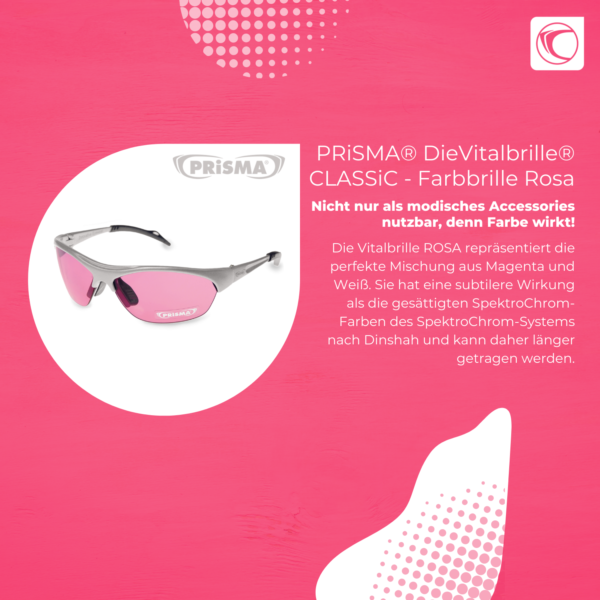 PRiSMA vitalbrille CLASSIC - Lunettes de couleur ROSE – Image 5