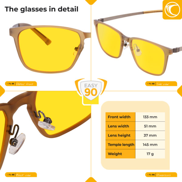 PRiSMA FRANKFURT EASY90 Blue Light Filter Glasses - FF702 – Image 6