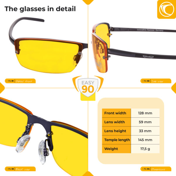 PRiSMA P1 EASY90 lunettes de blocage de la lumière bleue - P1-702 – Image 5