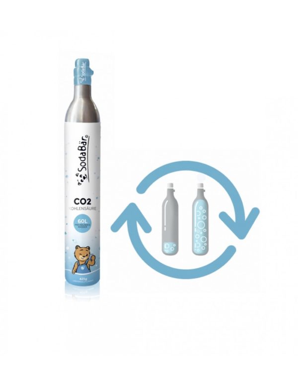 Bouteille CO² alu 425 gr Haute compatibilité